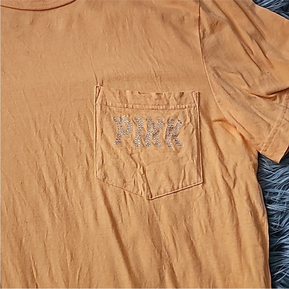 VS Pink Womens Bling T-Shirt Size Large - Picture 8 of 10